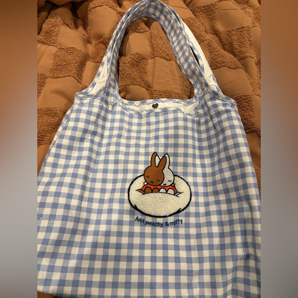 Miffy x Just peachy tote bag